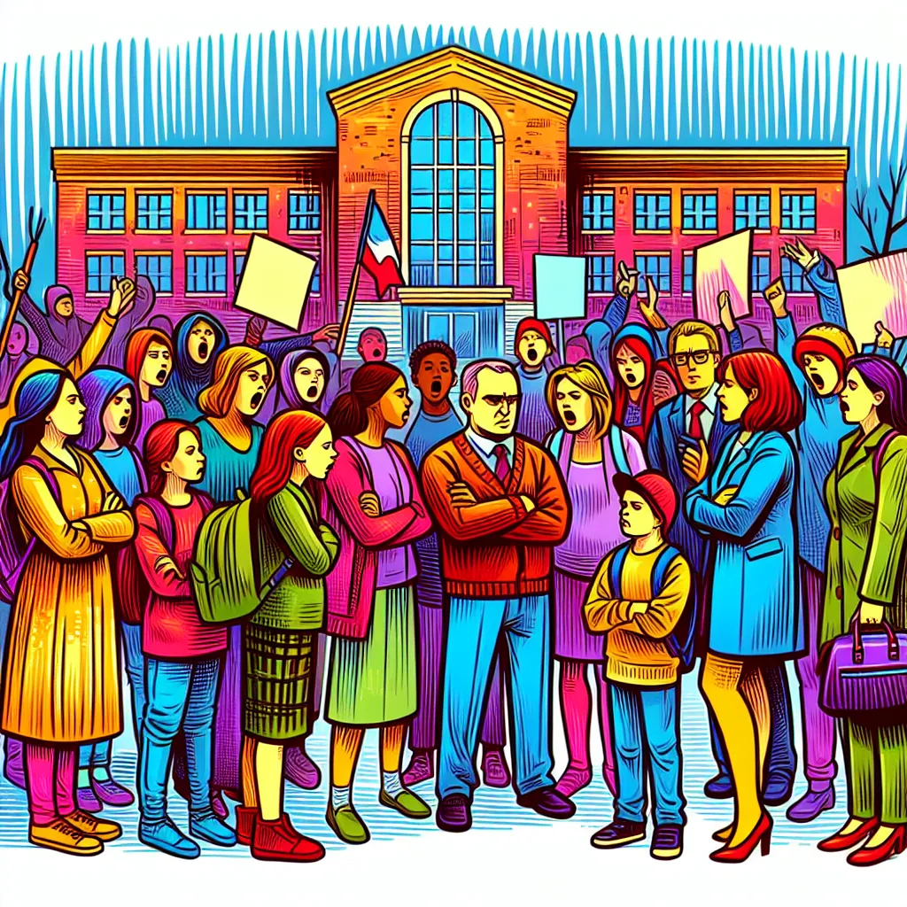 Protest wegen Schülerumsiedlung und Spannungen an einer Schule in Zagreb