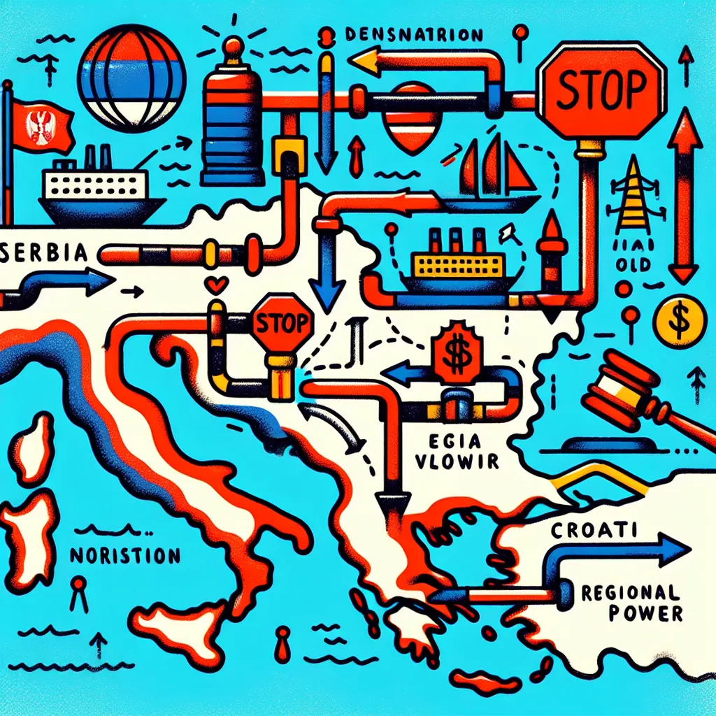 US-Sanktionen treffen Serbiens Ölindustrie, Gespräche in Kroatien